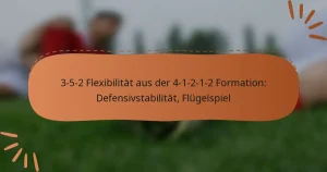 3-5-2 Flexibilität aus der 4-1-2-1-2 Formation: Defensivstabilität, Flügelspiel