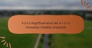 4-2-2-2 Angriffsvariation der 4-1-2-1-2 Formation: Fluidität, Kreativität