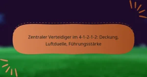 Zentraler Verteidiger im 4-1-2-1-2: Deckung, Luftduelle, Führungsstärke